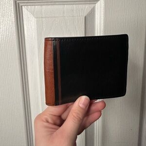 Mens black and brown wallet